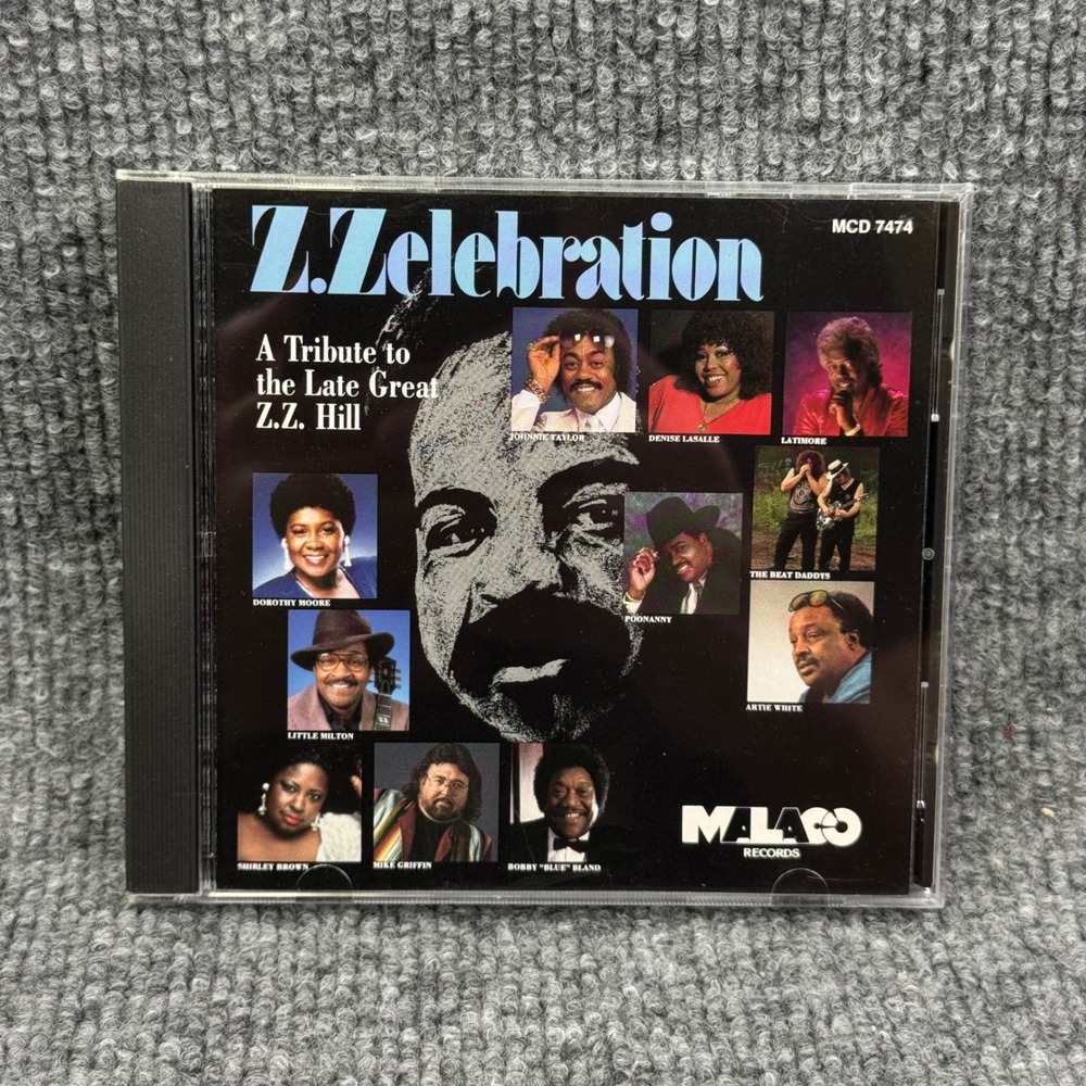 Z. Zelebration A Tribute to ZZ Hill CD Malaco Records 1994 Various MCD7474